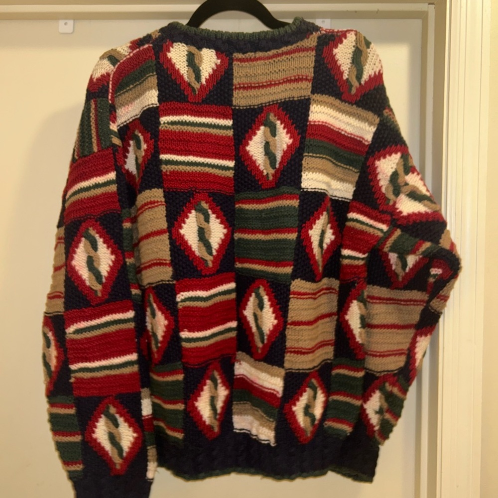Geometric Patterned Sweater - Multicolor - Picture 3 of 6